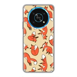 Чехлы с картинкой Лисички для Huawei Honor Magic 5 Lite 5G (VPrint) (Лисички)