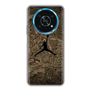 Чехлы для Huawei Honor Magic 5 Lite 5G - с картинкой JORDAN (AlphaPrint) (Logo Jordan)