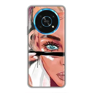 Чехол с печатью для Huawei Honor Magic 5 Lite 5G - (Мода) (AlphaPrint) (Макияж)