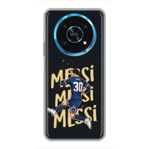 Чехлы для Huawei Honor Magic 5 Lite 5G (Leo чемпион) (AlphaPrint) (Messi ПСЖ)