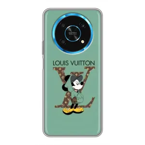Чехлы Луи Витон для Huawei Honor Magic 5 Lite 5G (AlphaPrint - LOUIS VUITTON) (Микки Маус LV)