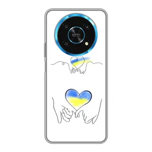 Чехол для Патриота Украины Huawei Honor Magic 5 Lite 5G - (AlphaPrint) (Мир Украине)