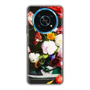 Бренднові Чохли для Huawei Honor Magic 5 Lite 5G - (PREMIUMPrint) (Nike цветы)