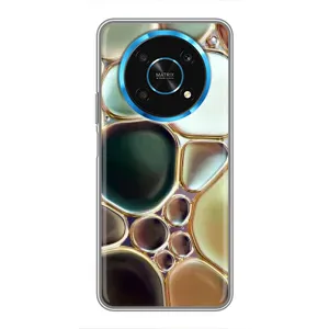 Мраморный чехол на Huawei Honor Magic 5 Lite 5G (VPrint) (Радужный Мрамор)