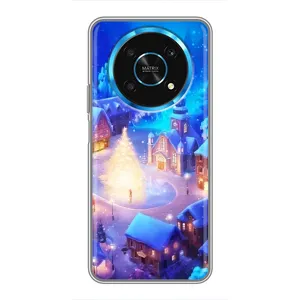 Різдвяні Чохли для Huawei Honor Magic 5 Lite 5G (VPrint) (Різдвяне місто)