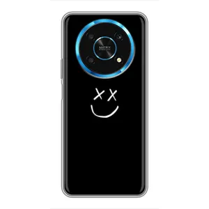 Чехол для Хуавей Хонор Мэджик 5 Лайт 5G - (AlphaPrint) с печатью (ТОП продаж) (Смайл)