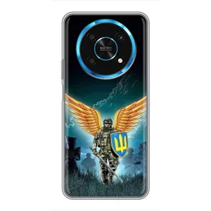 Чехлы с картинкой ЗСУ для Huawei Honor Magic 5 Lite 5G (AlphaPrint) (Солдат ЗСУ)