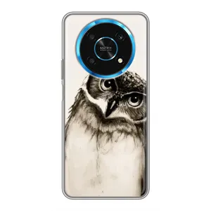 Чехол с птицами на Huawei Honor Magic 5 Lite 5G (VPrint) (Сова)