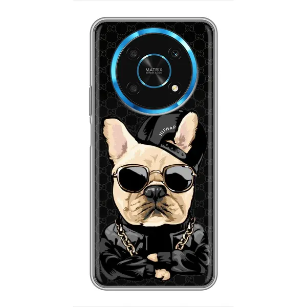Чохол з принтом «Стильна собака» для Huawei Honor Magic 5 Lite 5G