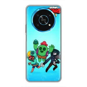 Чехлы Brawl Stars для Huawei Honor Magic 5 Lite 5G (AlphaPrint) (Трио героев)