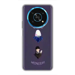Чехлы Венсдей на Huawei Honor Magic 5 Lite 5G Уэнсдей (AlphaPrint) (Уэнздей и подруга)
