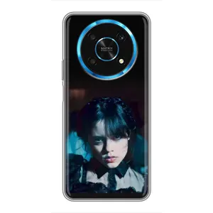 Чехлы Венсдей на Huawei Honor Magic 5 Lite 5G Уэнсдей (AlphaPrint) (взгляд Уэнздей)