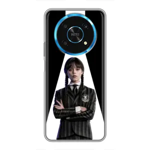 Чехлы Венсдей на Huawei Honor Magic 5 Lite 5G Уэнсдей (AlphaPrint) (W-Wednesday)