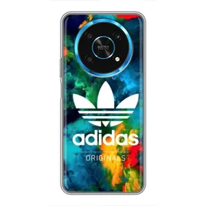 Чехлы Адидас для Huawei Honor Magic 5 Lite 5G (AlphaPrint) (Яркий Адидас)