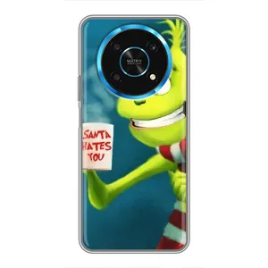 Різдвяні Чохли для Huawei Honor Magic 5 Lite 5G (VPrint) (Зелений Грінч)