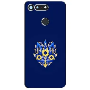 Чохли для Huawei Honor View 20 / V20 Укр. Символіка (AlphaPrint) (Квітковий Герб)