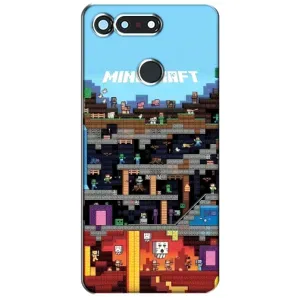 Чохол Майнкрафт на Huawei Honor View 20 / V20 (AlphaPrint) Minecraft (фон Minecraft)
