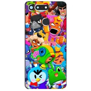 Чехлы Brawl Stars для Huawei Honor View 20 / V20 (AlphaPrint) (Герої Бравл Старс)