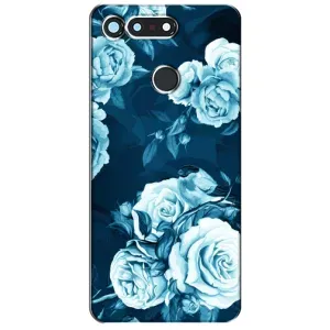 Чехлы (ART) Цветы на Huawei Honor View 20 / V20 (VPrint) (Блактині бутони)