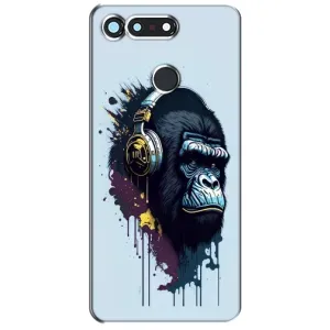 Чохол з Мавпами Huawei Honor View 20 / V20 - (AlphaPrint) (Горила в навушниках)