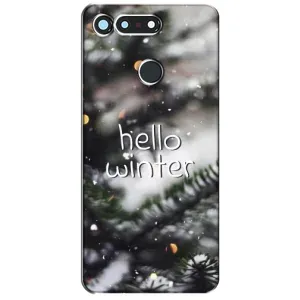 Новорічні, Святкові Чохли для Huawei Honor View 20 / V20 - 2024 год (Hello winter)