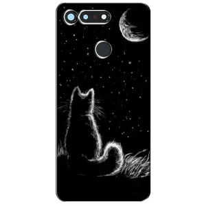 Чохол з принтом для Huawei Honor View 20 / V20 (AlphaPrint) Модні коти