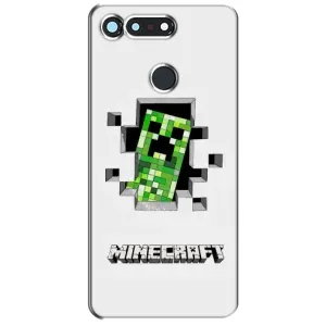 Чохол Майнкрафт на Huawei Honor View 20 / V20 (AlphaPrint) Minecraft (кріпер Майнкрафт)