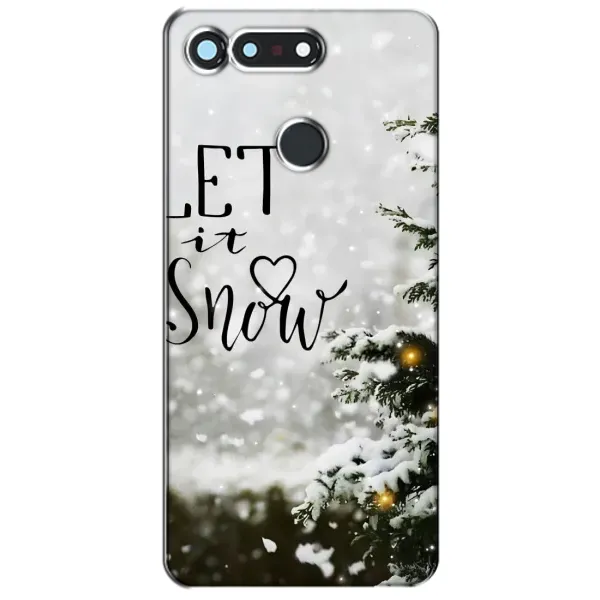 Чехол с принтом «Let it snow» для Huawei Honor View 20 / V20
