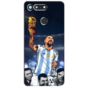 Чохли для Huawei Honor View 20 / V20 (Leo чемпіон) (AlphaPrint) (Мессі з кубком)