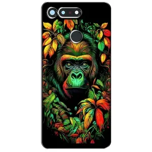 Чохол з Мавпами Huawei Honor View 20 / V20 - (AlphaPrint) (Мавпа в квітах)