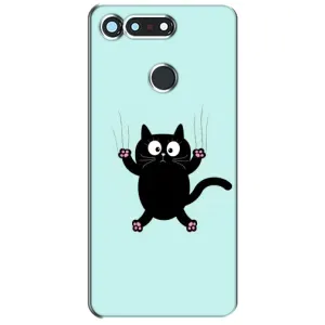 Чохол з принтом для Huawei Honor View 20 / V20 (AlphaPrint) Модні коти (Падаючий кіт)