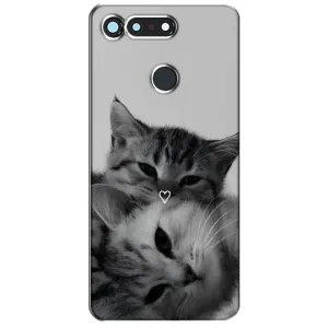 Чохол з малюнком кіт на Huawei Honor View 20 / V20 (Пара котів)