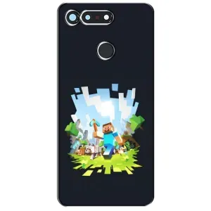 Чохол Майнкрафт на Huawei Honor View 20 / V20 (AlphaPrint) Minecraft (персонажі Minecraft)