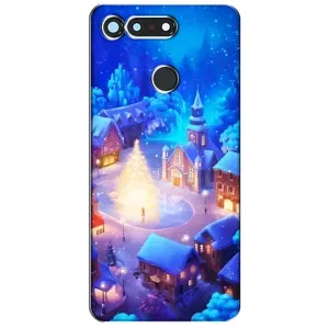 Різдвяні Чохли для Huawei Honor View 20 / V20 (VPrint) (Різдвяне місто)