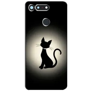 Чохол з принтом для Huawei Honor View 20 / V20 (AlphaPrint) Модні коти (Силует котика)