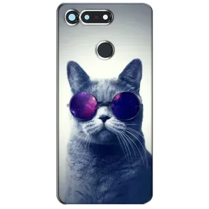 Чохол з принтом для Huawei Honor View 20 / V20 (AlphaPrint) Модні коти (Стильний кіт)