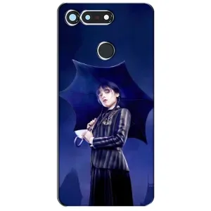 Чохли Венсдей на Huawei Honor View 20 / V20 Уенсдей (AlphaPrint) (Венздей з парасолькою)