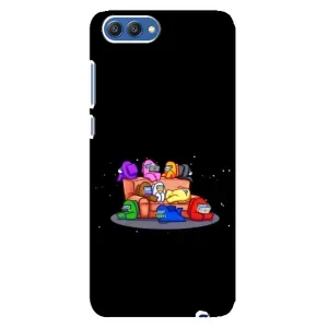 Чехол Амонг Ас для Huawei Honor 10, COL-Al00 (AlphaPrint) (Амонг-ас)