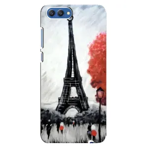 Чехол Эйфелева Башня для Huawei Honor 10, COL-Al00 - (AlphaPrint) (Башня в Париже)