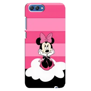 Эксклюзивный чехол для Huawei Honor 10, COL-Al00 (AlphaPrint - Мультяшные) (Девочка Maus)