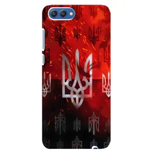 Украинские Чехлы для Huawei Honor 10, COL-Al00 с картинкой УПА (AlphaPrint) (ГЕРБ УПА)
