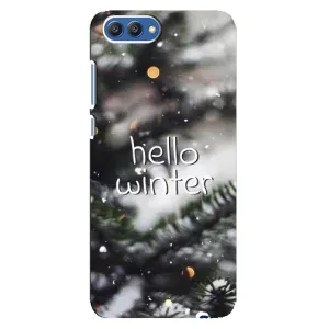Новогодние, Праздничные Чехлы для Huawei Honor 10, COL-Al00 - 2024 год (Hello winter)