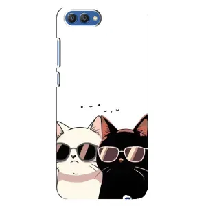 Чехол с принтом «Коты в очках» для Huawei Honor 10 (COL-AL00)