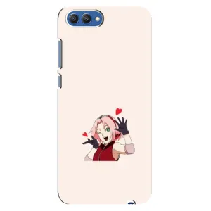 Чехлы Персонажи Аниме Наруто для Huawei Honor 10, COL-Al00 (AlphaPrint) (Лайк Сакура)