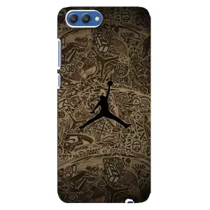 Чехлы для Huawei Honor 10, COL-Al00 - с картинкой JORDAN (AlphaPrint) (Logo Jordan)