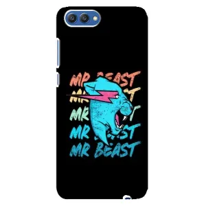 Чехлы Мистер Бист для Хонор 10 (logo Mr beast)