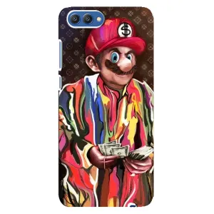 Брендновые Чехлы для Huawei Honor 10, COL-Al00 - (PREMIUMPrint) (Mario LV)