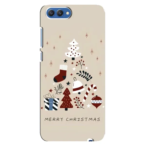 Чохол з принтом «Merry Christmas» для Huawei Honor 10 (COL-AL00)