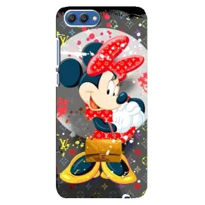 Чехол Disney Mouse Huawei Honor 10, COL-Al00 (PREMIUMPrint) (Minni с бантиком)