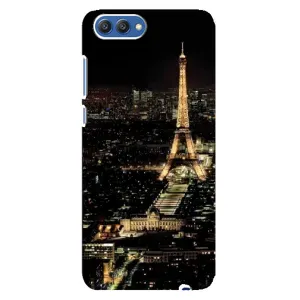 Чехол Эйфелева Башня для Huawei Honor 10, COL-Al00 - (AlphaPrint) (Ночной Париж)